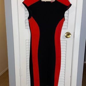 Shasa Black and Red Bodycon Dress Size M